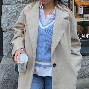 H&M blue sweater vest